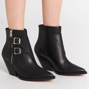 IRO Stun Leather Western Ankle Combat Boots/ Bootie 38